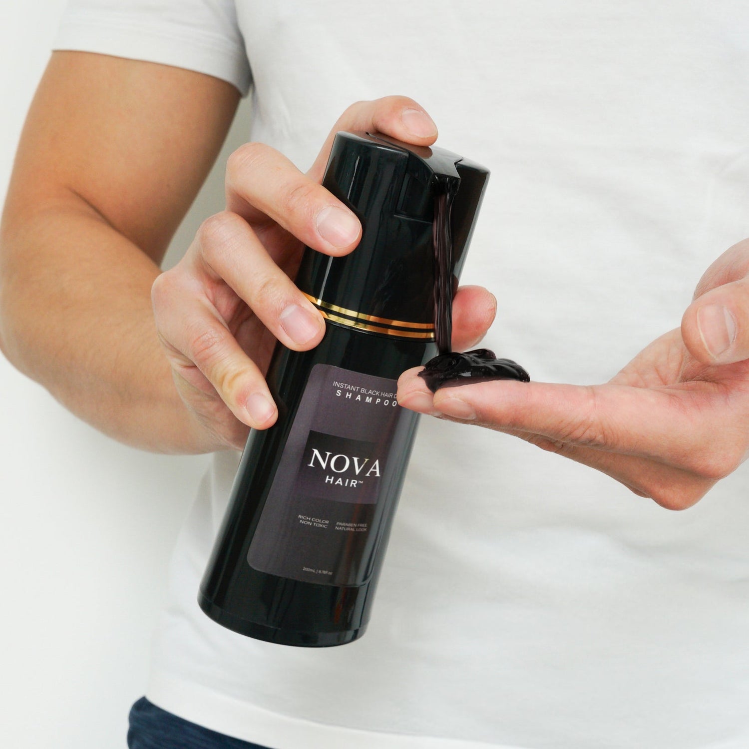 Nova Hair™ – Shampoing Coloration Instantanée