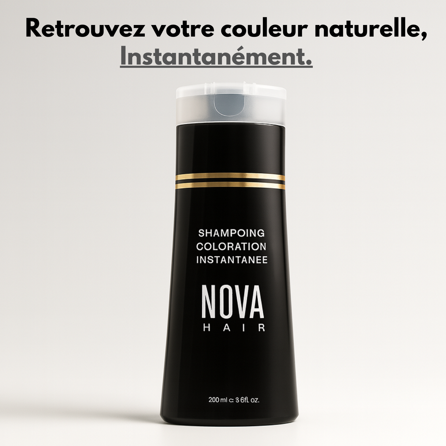 Nova Hair™ – Shampoing Coloration Instantanée